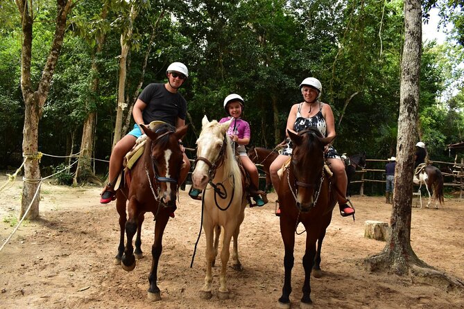 Complete Shared ATV Tour Horse Zip Lines Cenote and Lunch - Forty minutes at Jaguar Cenote