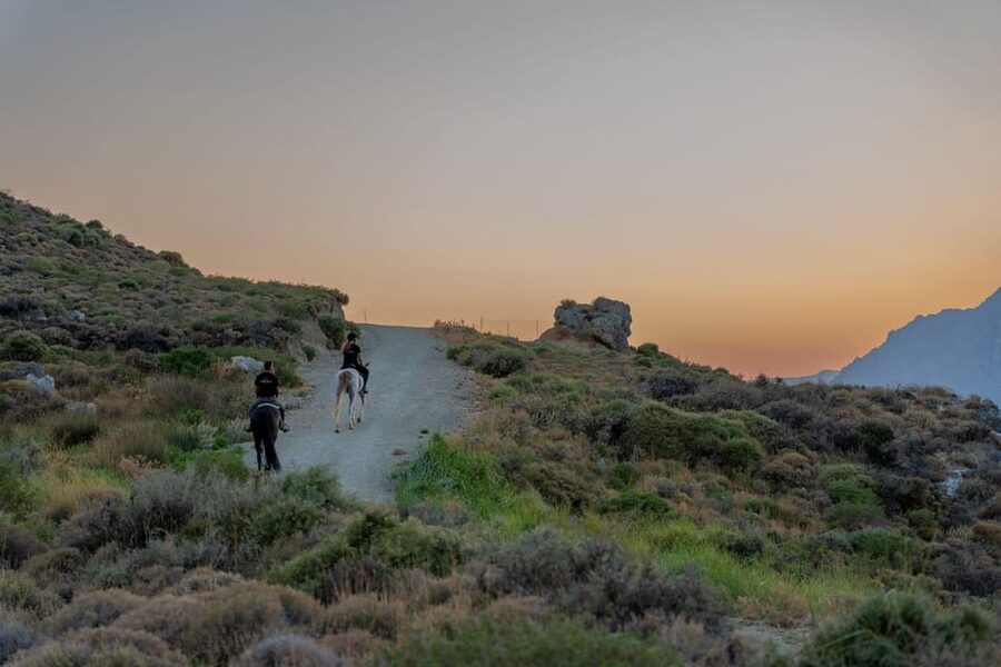 Crete Horse Riding: Mesmerising Sunset Ride - The riding center sets the tone