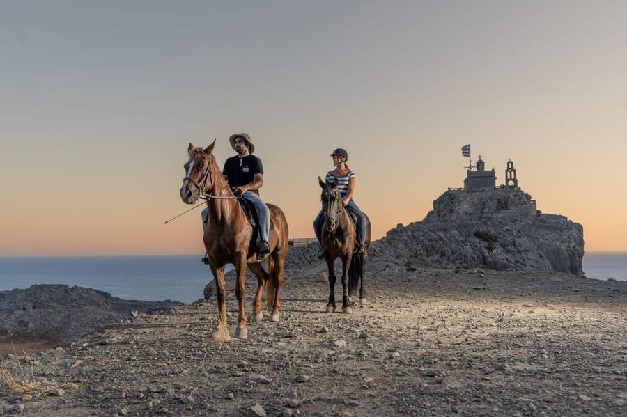 Crete Horse Riding: Saint Paisios Hill Trip - The small beaches of Ammoudaki and Klissidi