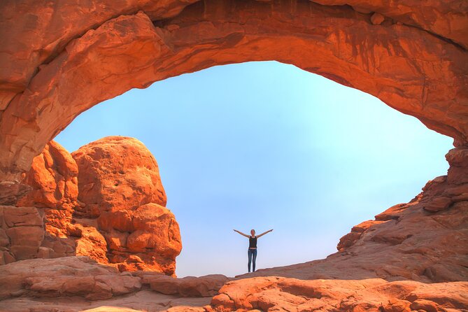 Discover The Best Of Moab In A Day: Arches Canyonlands Dead Horse - The Windows Section provides the day’s best short walks