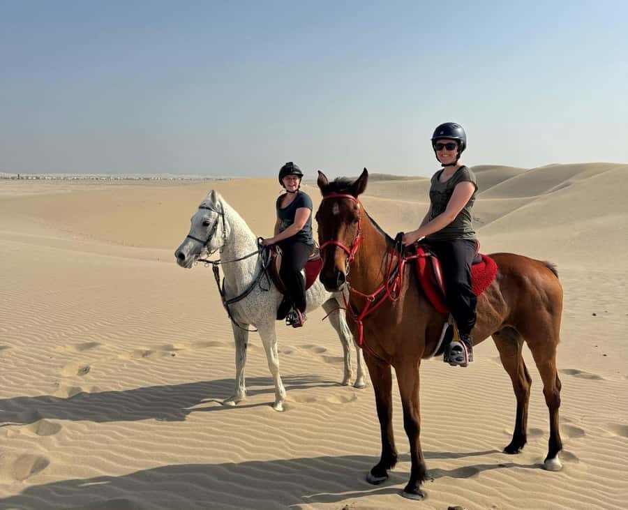Doha Horseback Riding Adventure in Desert with Transfers - The desert ride and what it feels like