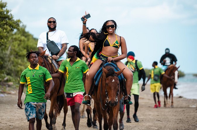 Dunn's River Falls and Horseback Riding Adventure Ocho Rios Ja - Who Will Enjoy This Jamaican Day Most?