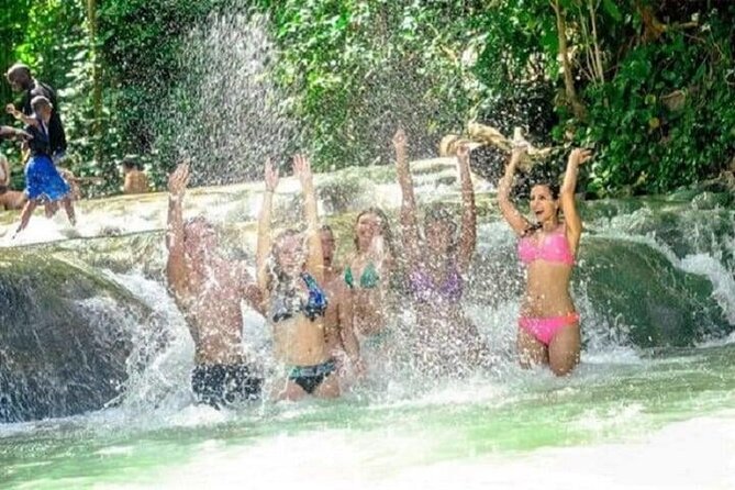 Dunn's River Falls, Blue Hole, Bamboo Rafting, Horseback Combo - Lunch Makes the Day Feel More Local