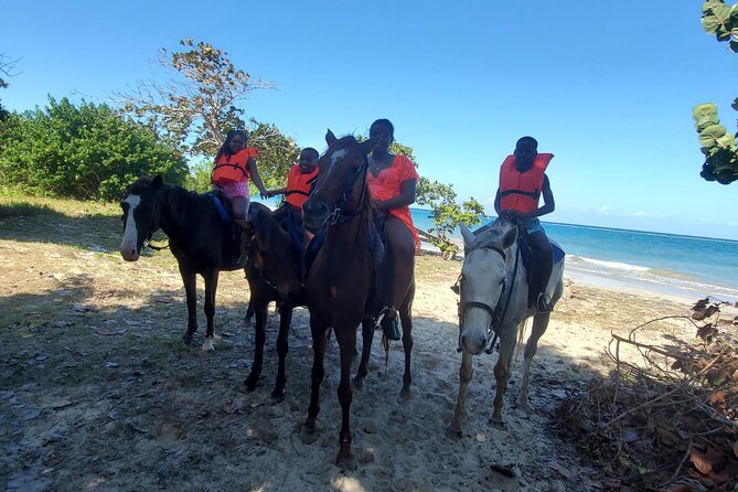 Dunn's River Falls Climb, Zipline and Horseback Riding Private Tour - Climbing Dunn’s River Falls in Ocho Rios