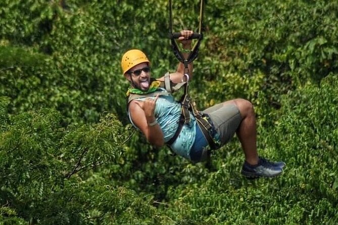 Dunn’s River Falls,Zip lining & horseback riding Combo tour from Montego Bay - Riding from forest trail to Ocho Rios Bay Beach