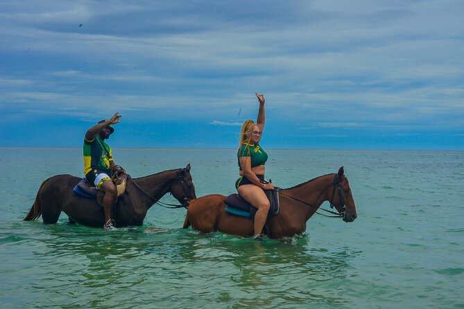 Dunn’s River Secret falls with Horse-back&Bamboo Raft Experience - A slower turn on the bamboo raft