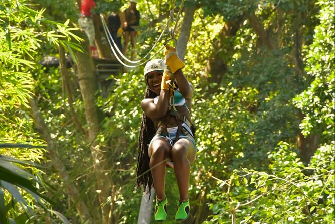Dunns River Falls, Rafting, Zipline & Horseback from Montego Bay - Scotchies Drax Hall and Jamaican jerk food