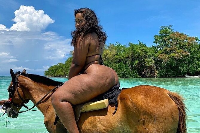 Epic Horseback Ride & Swim and Blue Hole From Montego Bay Private - A short stop at Discovery Bay