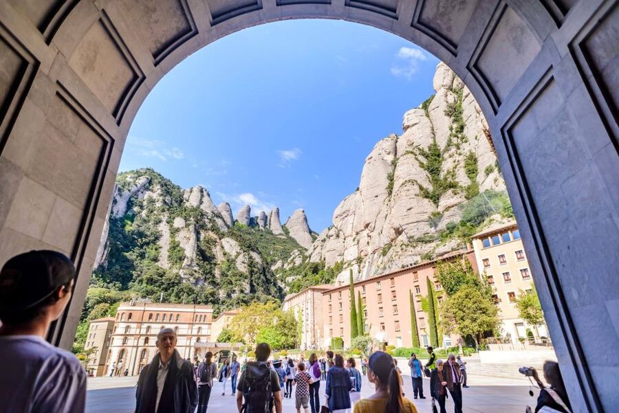 From Barcelona: Half-Day Montserrat & Horse Riding Tour - Leaving Barcelona in a comfortable minibus