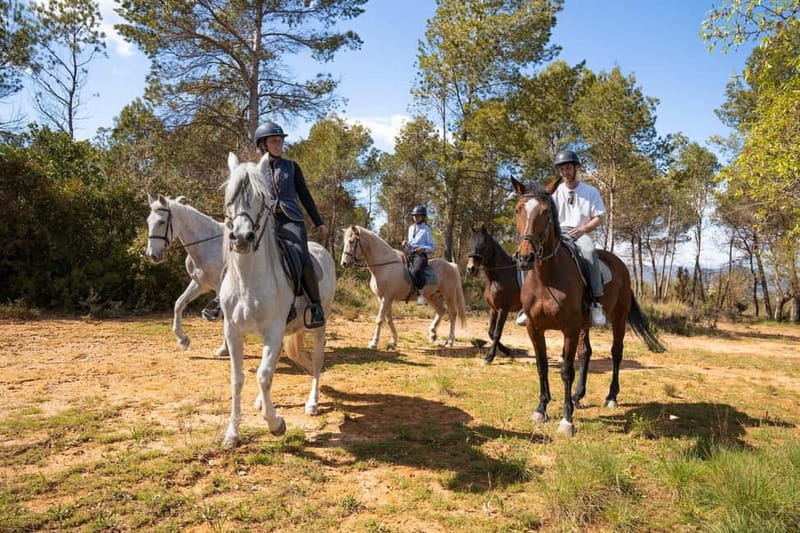 From Barcelona: Montserrat Walking and Horseback Riding Tour - The ranch and the two-hour trail ride