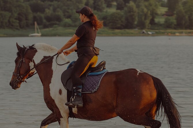 From Krakow: Horse Riding by the Lake Private Tour - Meeting the horses and starting the ride