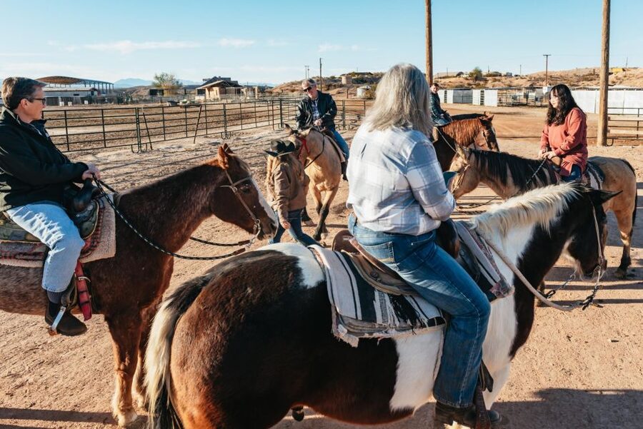 From Las Vegas: Desert Sunset Horseback Ride with BBQ Dinner - Key points at a glance