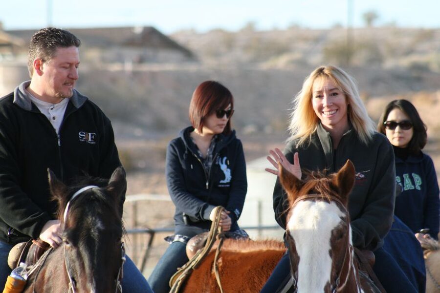 From Las Vegas: Maverick Ranch Breakfast and Horseback Ride - A hot breakfast after the ride