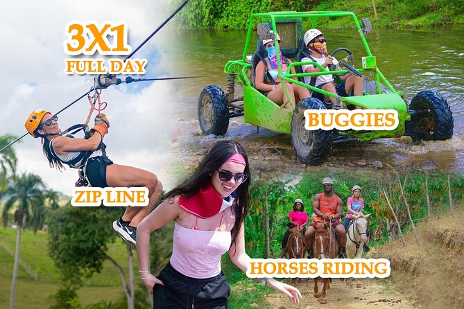 Full Pack Buggies + Horses + Zip Line + Food in Punta Cana - Key points before you book