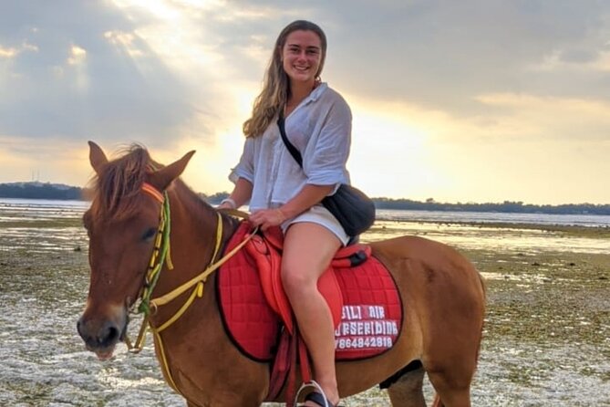 Gili Meno Horse Riding Adventure on the Beach for 1 Hour - Private format, pickup, and photos