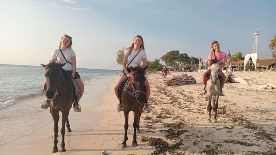 Gili Trawangan: Horse Riding on the Beach - Choosing the one-hour coastal ride