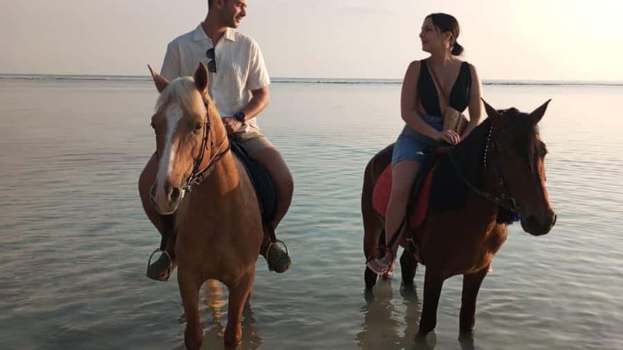 Gili Trawangan: Horse Riding on the Beach - The first 30 minutes on Gili Trawangan’s sand
