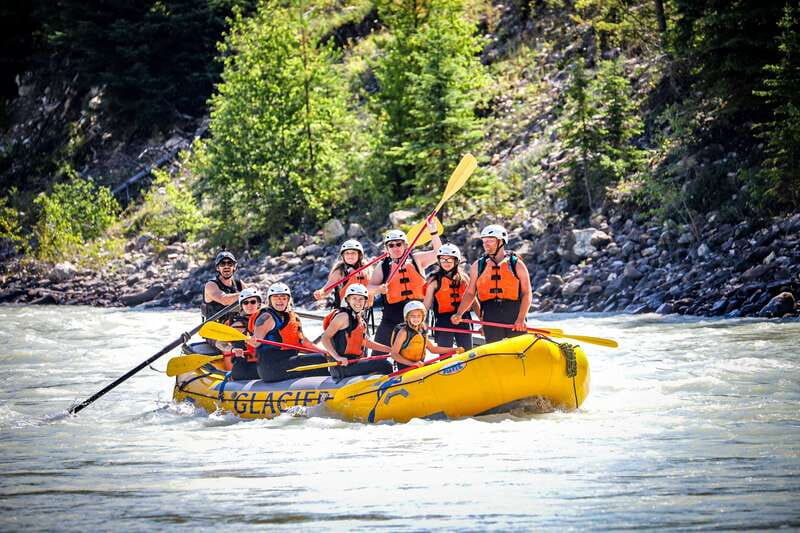 Golden, BC: Kicking Horse River Family Rafting with Lunch - The 25-minute ride to the river