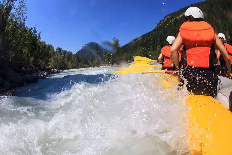 Golden, BC: Kicking Horse River Half Day Whitewater Rafting - A Rocky Mountain river trip with real whitewater