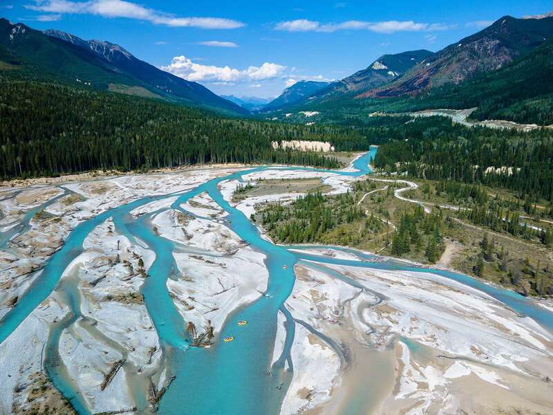 Golden, BC: Kicking Horse River Whitewater Raft Experience - Calm upper-canyon water and a possible swim