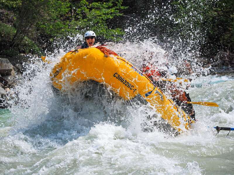 Golden, BC: Kicking Horse River Whitewater Raft Experience - The middle canyon and class 4 whitewater