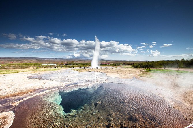 Golden Circle, Fridheimar Farm & Horses Small Group Tour from Reykjavik - Strokkur and the geothermal ground at Geysir