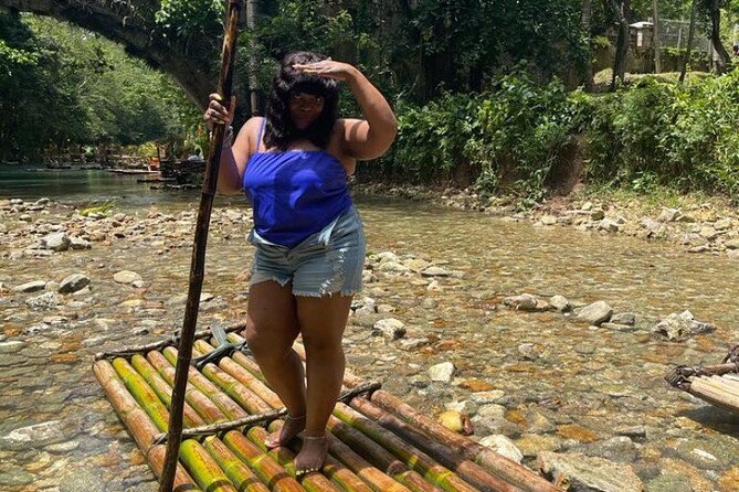 Great River Rafting Limestone Foot Massage and Horseback Rides From Montego Bay - Lethe Estate and the slow ride on a 30-foot raft