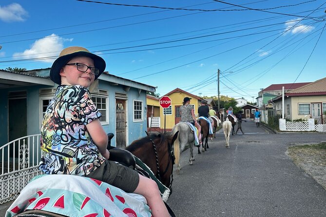 Gros Islet Village Horseback Riding run with Dore's riding Stable - From Cap Estate to the Caribbean Shore