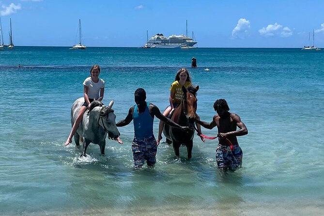 Gros Islet Village Horseback Riding run with Dore's riding Stable - Seeing Gros Islet on Horseback