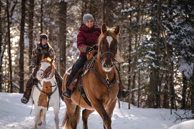 Guided Horse Riding in the Bay of Saint Paul Valley - A quiet ride through Baie-Saint-Paul
