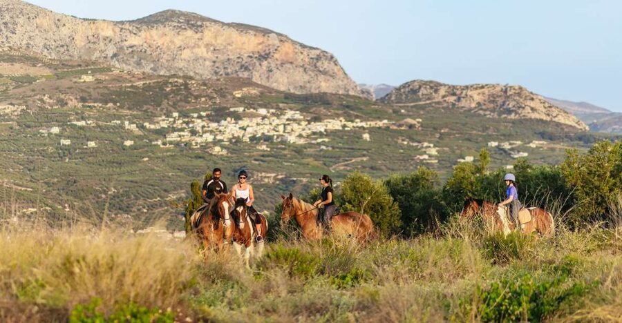 Heraklion: Finikia Horse Riding Tour with Lunch or Dinner - Arriving at Finikia Horseriding