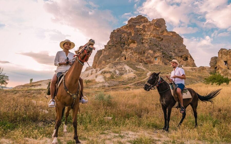 Horse back riding in Cappadocia - Riding through Rose Valley, Cappadocia’s horse country