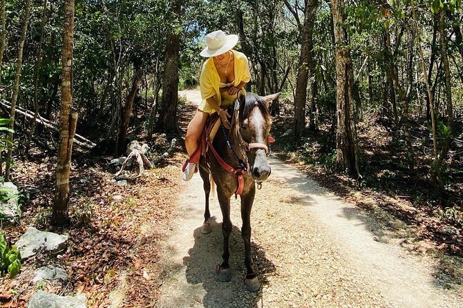 Horse Ride to Cenote Mil Columnas - Key points at a glance