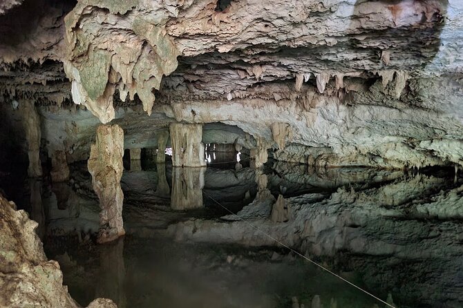 Horse Ride to Cenote Mil Columnas - Entering Cenote Mil Columnas