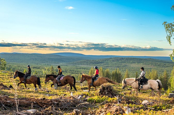 Horse Ride to the Hill Activity - Returning to the ranch