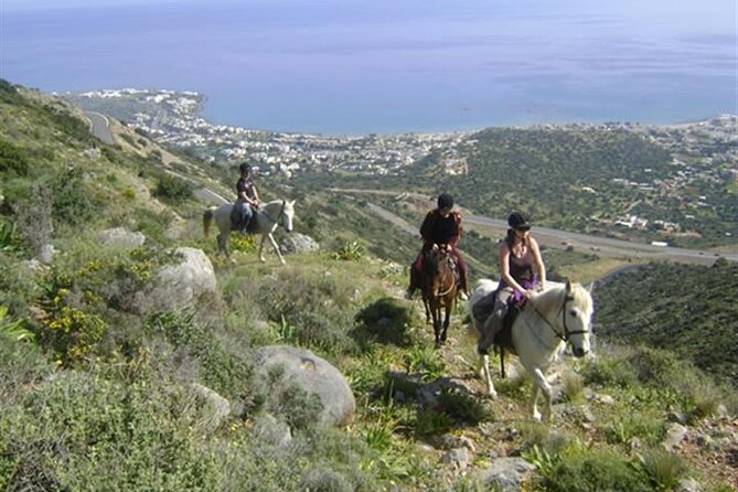HORSE RIDING 1.5 hours mountains from area Hersonissos CRETE - Riding from Crete’s mountains toward the sea