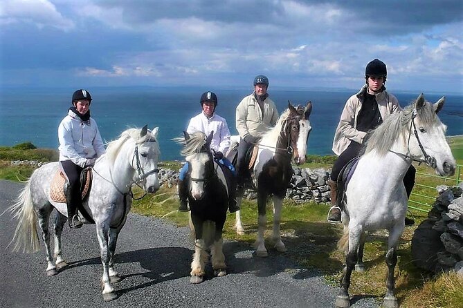Horse riding - Dirt Trek Trail. Lisdoonvarna, Clare. Guided. 1 hour. - Why beginners tend to feel at ease