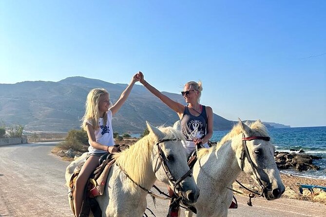 Horse Riding, Falasarna Sunset View, Drone video, Tavern Dinner. - Yannis as the guide and driver