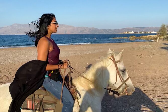 Horse Riding, Falasarna Sunset View, Drone video, Tavern Dinner. - The horse ride near Kissamos