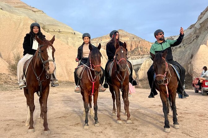 Horse Riding in Cappadocia - Rose Valley and the changing rock colors
