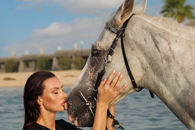 Horse Riding in Khobar - Riding beside the Arabian Sea at Half Moon Beach