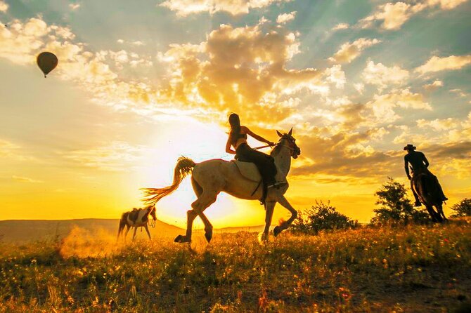 Horse Riding in the Valleys of Cappadocia - Rose Valley: churches, open air, and balloon views