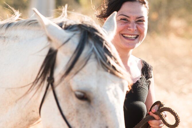 Horse Sanctuary: A nature walk with Rescued Horses by your side - Walking the Algarve fields on a lead