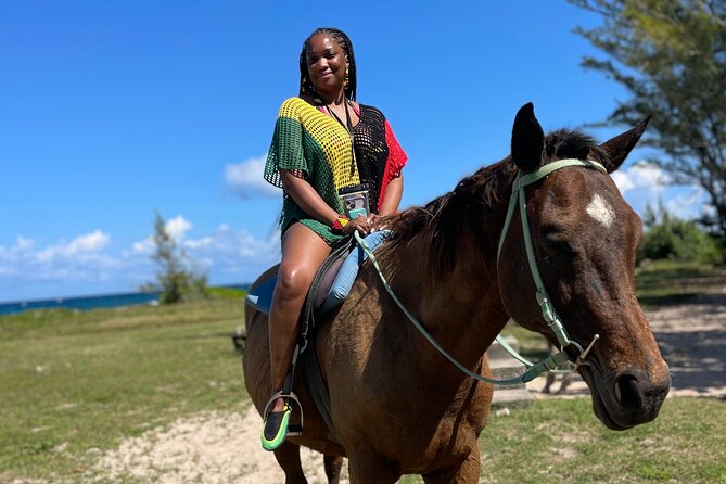 Horseback Ride and Swim Guided Tour from Montego Bay - Returning to the shore for the sea ride