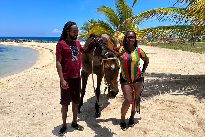 Horseback Ride and Swim Guided Tour from Montego Bay - How the guides handle first-time riders