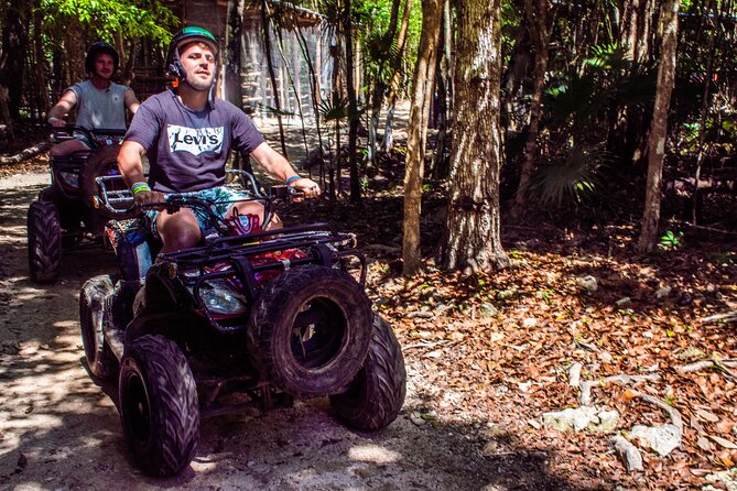 Horseback Ride, ATVs (Shared), Cenote & Ziplines! From Playa Del Carmen - Cooling off in a cenote