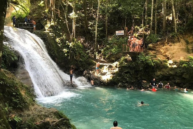 Horseback Ride, Blue Hole, Secret Falls, River Rafting & Tubing - What the Blue Hole stop demands from you