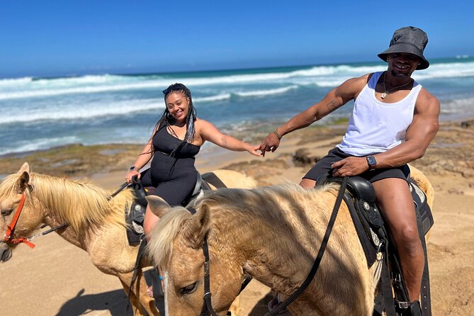 Horseback Ride by the Beach in Aguadilla, Puerto Rico - Learning the basics before the trail
