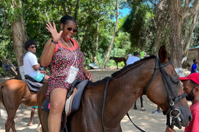 Horseback Ride , Dunns River Falls & Blue Hole From Montego Bay - Who will enjoy this day most