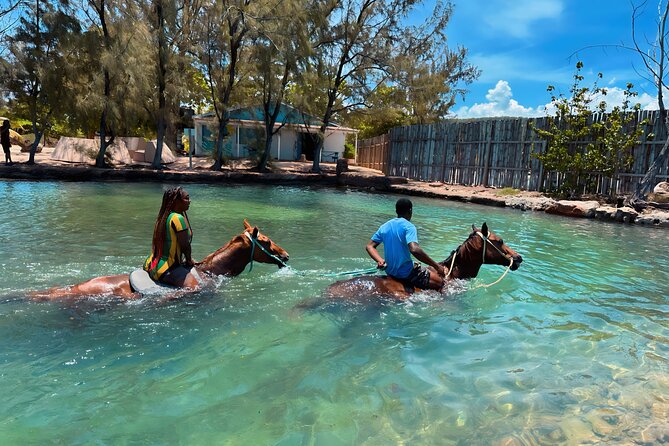 Horseback Ride n Swim & Bamboo Rafting With Limestone Massage - Scotchies and the taste of jerk cooking